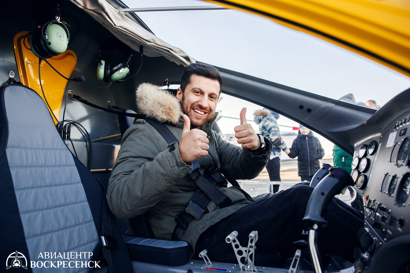 Амиран Сардаров в автожире