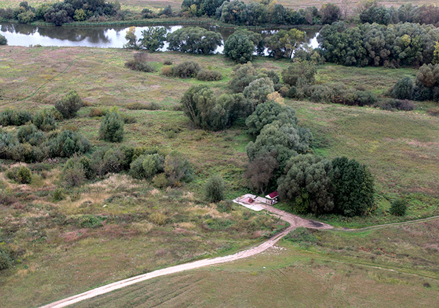 Полёт по историческому маршруту над Рыловым родником