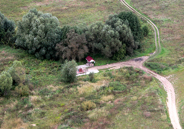 Полёт по историческому маршруту над Рыловым родником